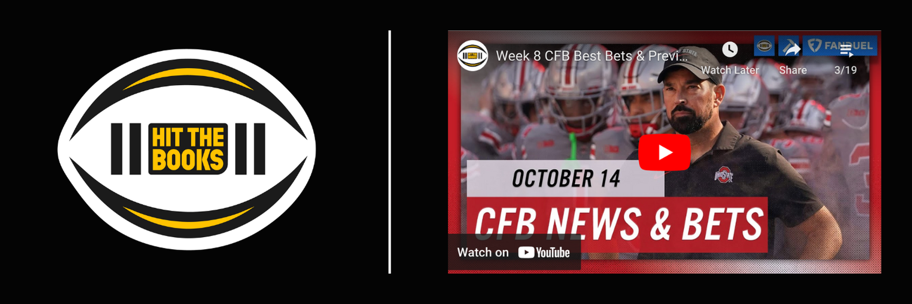 Hit the Books Week 8 CFB Best Bets & Previews & Week 7 Recap betstamp